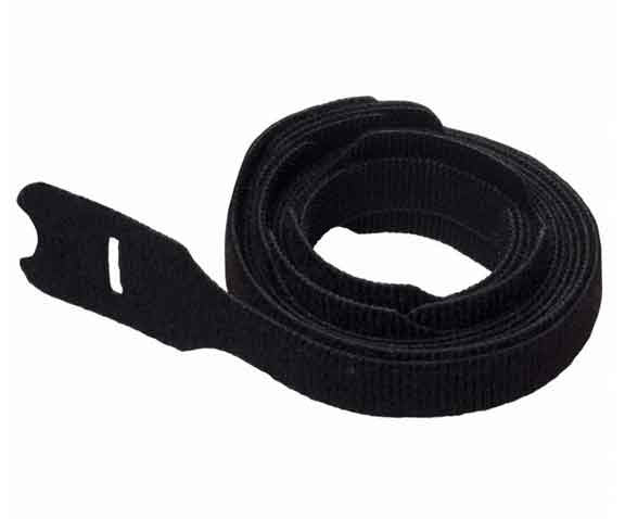 Hook & Loop Cable Tie, Loop Tie, 12.0", Intermediate cross section