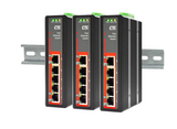 IFS-500E - 5 port 10/100Base-TX Fast Ethernet Industrial switch, -40 to 75 Celsius, DIN rail mount