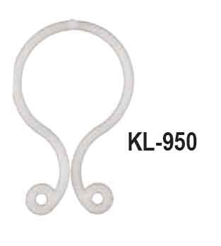 Kurly Lock, Natural, 0.9" - 1.0" Hold - 50/bag - FOSCO (Fiber Optics For Sale Co.) - 2