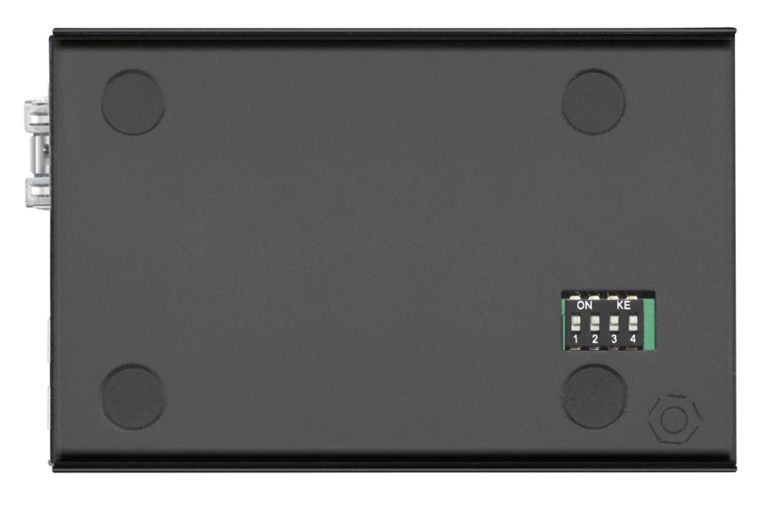 LFC-100-SFP Fast Ethernet to 100Base-X SFP slot fiber media converter, LFP and DIP sw settings
