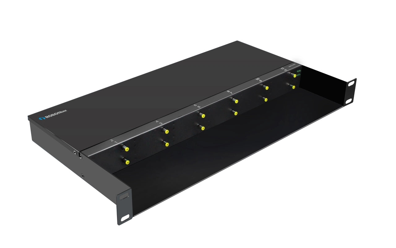 LFC-CH12-AD - 12 slot fiber chassis with redundant AC 100-240V and DC 36-72V power supplies and fans (for LFC series converters)