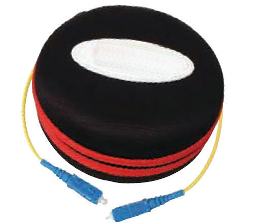 Launch Box Style #1, 100m 50/125µm Fiber, 1.5m pigtails-SC/UPC connectors both ends