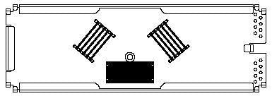 Splice Tray, mechanical splices, 0.2-in, 12 F