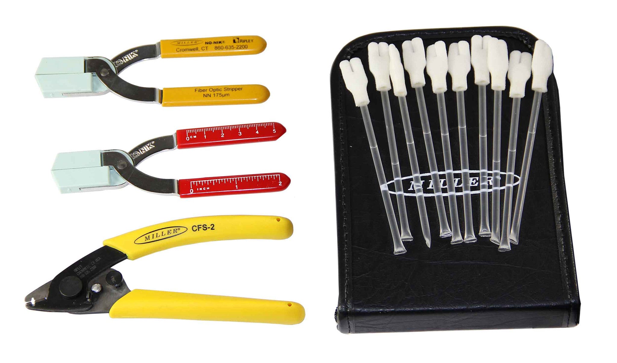 No-Nik Strip Kit (Mustard, Red & WO-1225) Strips 250µm, 500µm, 900µm/Buffer Tube & 3mm