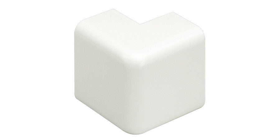 Outside Corner Fitting for use with LD3 Raceway, Off White, 20/pack