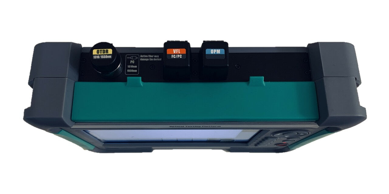 OTDR-7001 - Optical Time Domain Reflectometer - includes Power Meter and VFL 1mW in one device, Ethernet, Bluetooth and USB connectivity, 7" LCD touchscreen