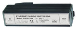 POE-01-DIN - Full 8 pin Cat6 RJ45 Ethernet surge protector with PoE support and DIN rail mount system