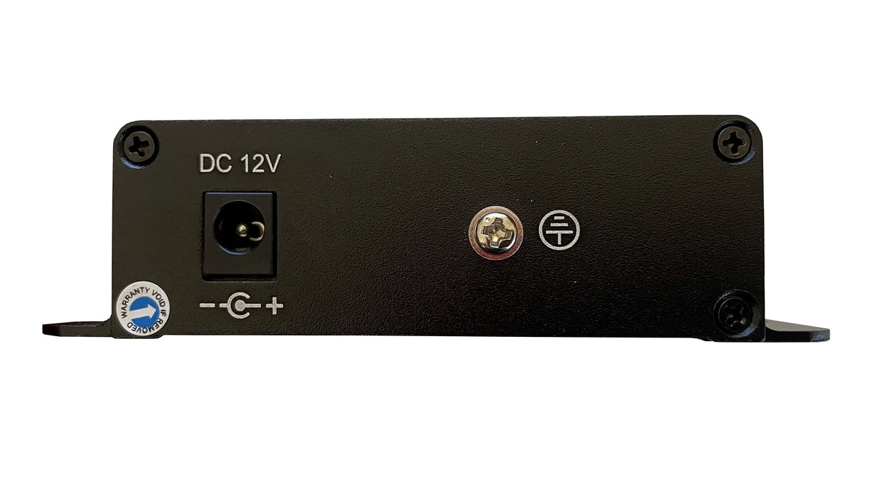 RB-3GSDI-01S-R 3G SDI over SM fiber receiver 20Km reach single strand with RS485 channel transport, SMPTE 424M, Industrial hardened