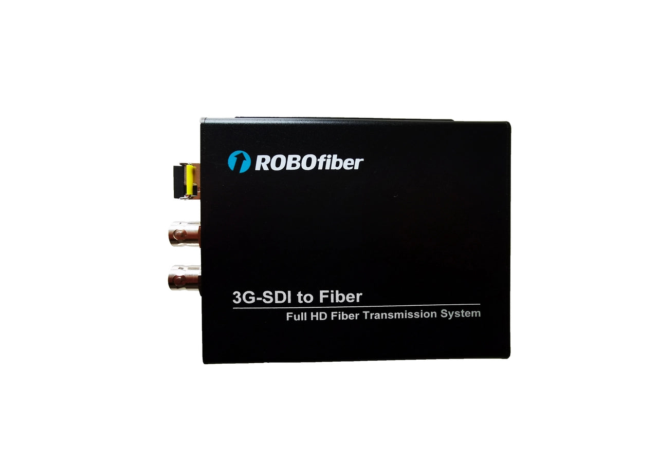 RB-3GSDI-01S-T 3G SDI over SM fiber transmitter single strand, 20Km reach, with RS485 channel transport, SMPTE 424M, Industrial hardened