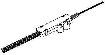 Ribbon Fiber Fan-Out Kit - 12 Fibers, 25" Tubing