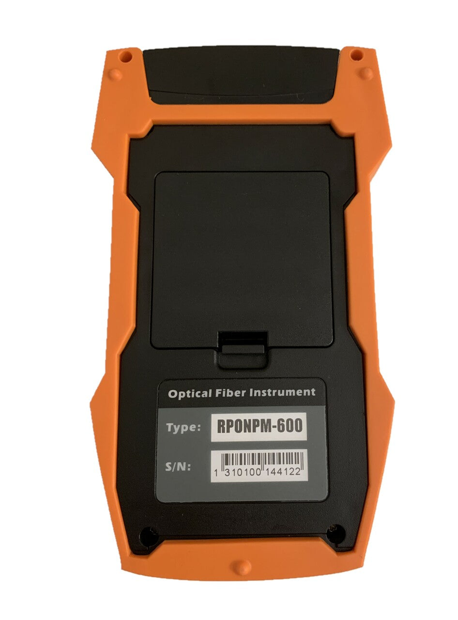 RPONPM-600 - PON Optical Power Meter for ONU and OLT measuring with internal storage memory and USB connectivity