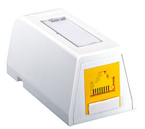 Synergy Series 1 Port Surface Box, White Color, Mfr Molex