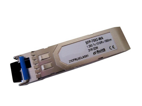 Gigabit Single Strand BiDi SFP 2Km DDM (T:1310/R:1550nm and T:1550/R:1310nm)