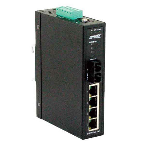 (4) 10/100 Indust POE Switch 100Base SM, SC 2KM