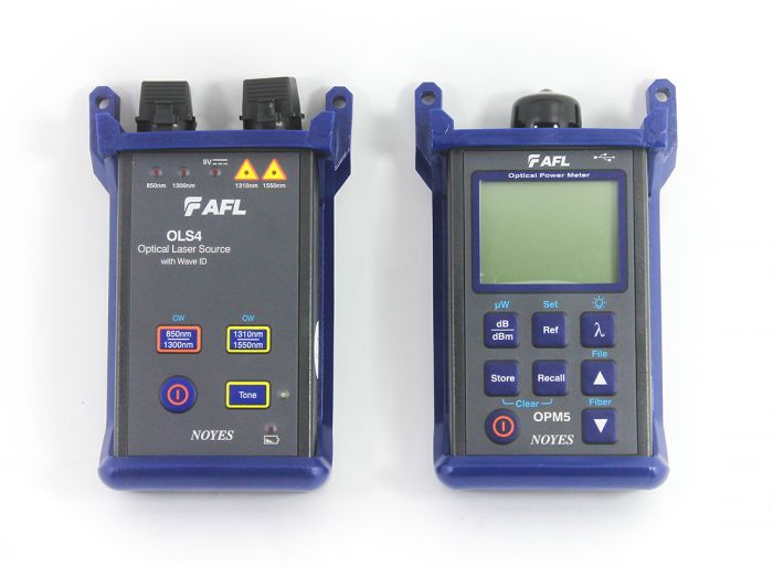 AFL Optical Loss Test Kit Quad SMLP5-5 with SC Adapters