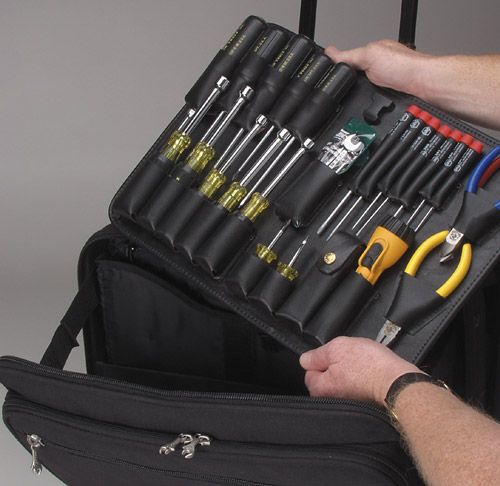 SPC82CC-01 Field Service Tool Kit w/DMM, Soft Case Wheeled