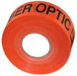 Non-Detectable Buried Fiber Optic Cable Marker Tape - 3" x 1000'