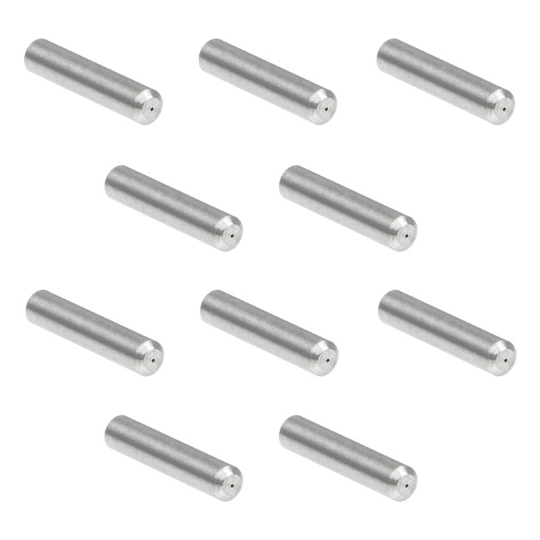 TH-SFLC127-10 - Ø1.25 mm, 6.4 mm Long SS Ferrule for MM Fiber, Ø127 µm Bore Size, 10 Pack