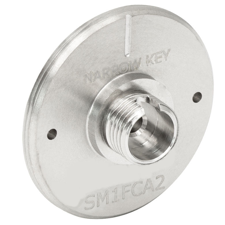 TH-SM1FCA2 - FC/APC Fiber Adapter Plate with External SM1 (1.035"-40) Threads, Narrow Key (2.0 mm)