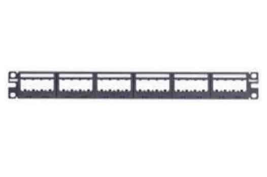 Ultimate ID Modular Flat Patch Panels, 24-port, 1-rack
