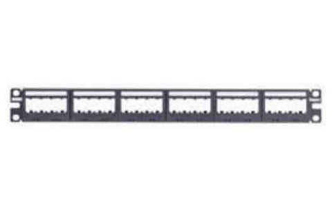 Ultimate ID Modular Flat Patch Panels, 24-port, 1-rack