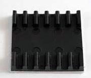 Rigid 6 Position Heat Shrink Fusion Splice Protection Sleeve Holder/Splice Chip - Adhesive Backing