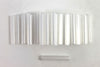 Dia. 4.3mm x 5.1mm x 40mm(L) Single Quartz Strength Member Ribbon Sleeve - Clear Color - Pack of 50 pcs