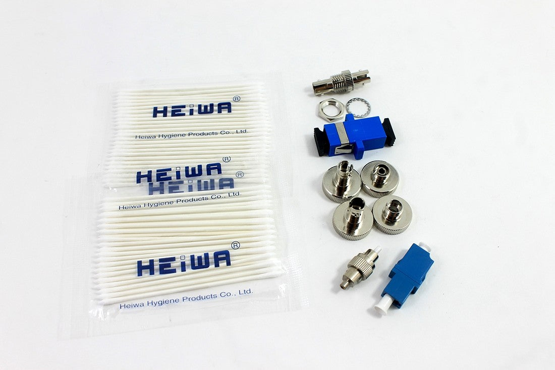 Fosco Test Set Kit E-Series with Power Meter, 1310/1550nm Light Source, Adapter Sets