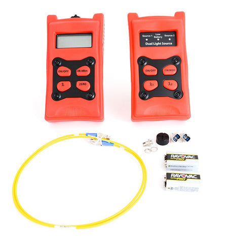 Hand Held Power Meter (0.01dB Resolution) and 1310/1550nm Dual Laser Light Source