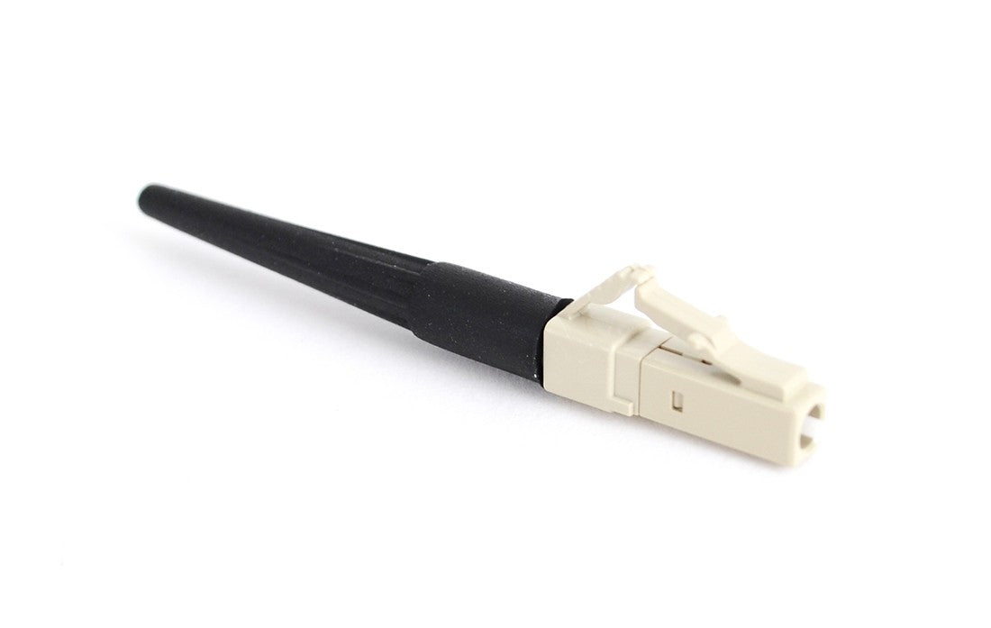 Cheetah LC Multimode 50μm OM2 Splice-On Connector 900μm Black - Blister Pk of 10