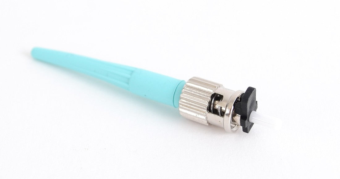 Cheetah ST Multimode 50μm OM3 Splice-On Connector 900μm Aqua - Blister Pk of 100