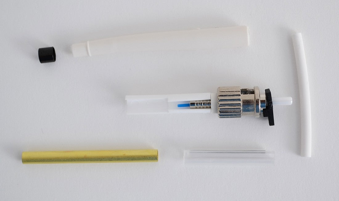 Armordillo ST/UPC Single Mode Splice-On Connector (SOC) 3mm Boot White - Blister Pk of 100