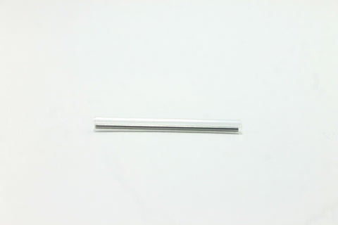 Dia. 1.5mm x 25mm(L) Steel Member Fusion Splice Sleeve - Pack of 50 pcs - Clear Color