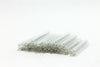 Dia. 1.5mm x 25mm(L) Steel Member Fusion Splice Sleeve - Pack of 50 pcs - Clear Color