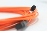 Spider Fan-Out Kit - 12 Fibers, 1 meter Tubing, 250µm Fiber, Orange Color