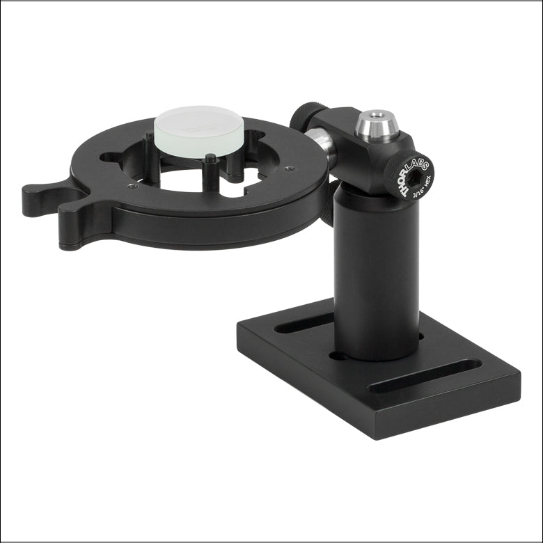 TH-SCL03 - Self-Centering Lens Mount, Ø0.15" (Ø3.8 mm) to Ø1.77" (Ø45.0 mm), 8-32 Tap