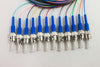 9/125/900µm Singlemode ST/UPC Color Coded Pigtails, 3 Meters (12 pcs/pack)