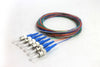 9/125/900µm Singlemode ST/UPC Color Coded Pigtails, 3 Meters (6 pcs/pack)