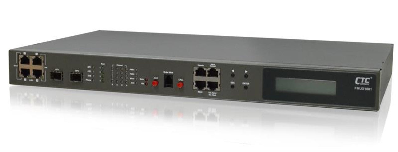 Up to 16 POTS, T1/E1 and Data Fiber Multiplexers