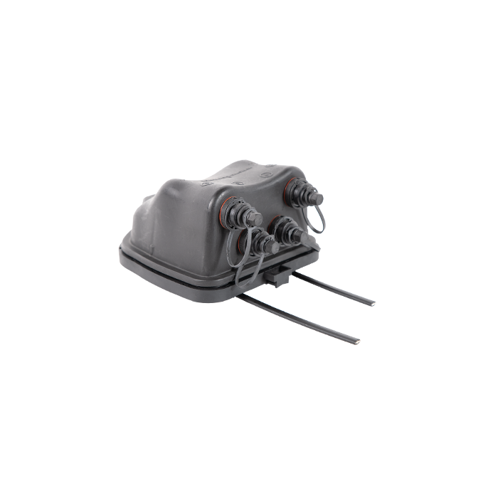 Multilink Subscriber Terminal Fiber Tap Plus (4 Scout Bulkhead Adapters, 1 Flat Drop Feeder Port)