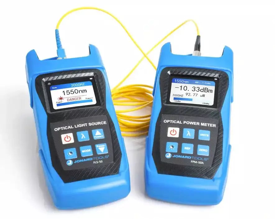 Jonard Tools FPM-50A Fiber Optic Power Meter FC/SC/LC for APC/PC/UPC