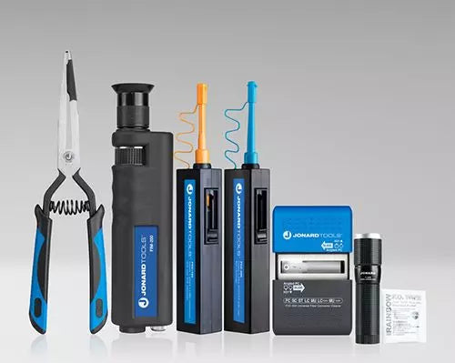 Jonard TK-188 Fiber Connector Cleaning and Inspection Kit