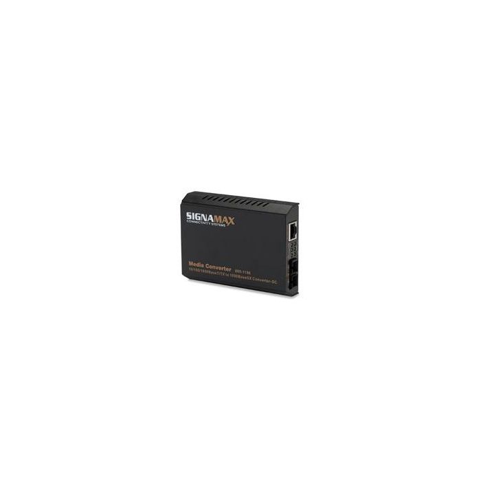 Signamax Media Converter SC Singlemode 1000T to 1000 LX 10km