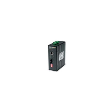 Signamax Hardened 10/100Base T/TX to 100Base FX, ST/MM 2km