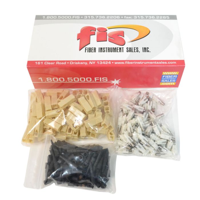 SC Multimode Zirconia Connector with 900um Boot (100 Pack)