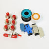 Two-Piece Test Kit: E-Series Power Meter with SM/MM Light Source (850/1300/1310/1550nm) & Reference Cords/Adapters