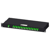 1X64 PLC Splitter Module 1RU Rackmount Pkg with SC/APC Connectors