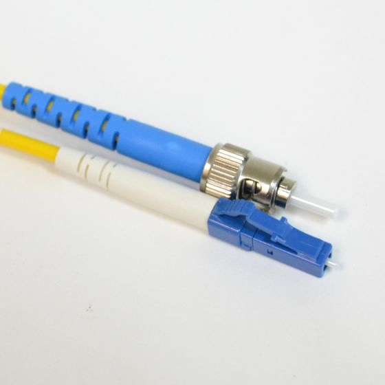 Simplex 1.6mm SM 9/125 Ultra ST/UPC-LC/UPC 1 meter – Fosco Connect