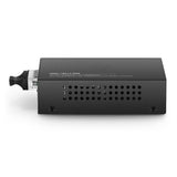Unmanaged 1x 10/100/1000Base-T to 1x 1000Base-X Multimode SC 850nm 220/550m Gigabit Ethernet Media Converter, American Plug Standard
