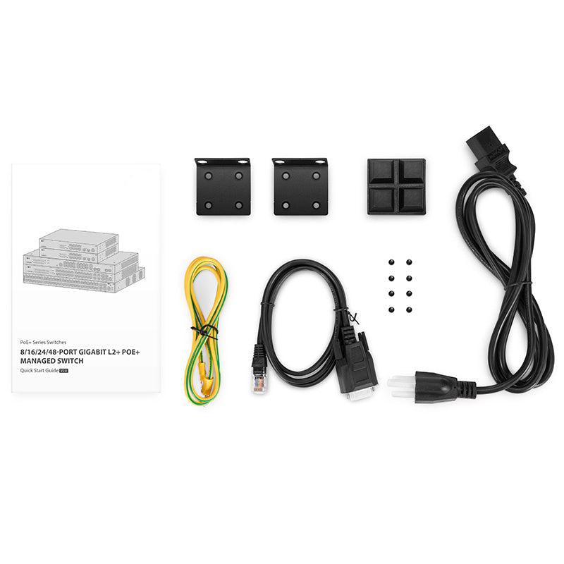 FS-S3260-16T4FP, 16-Port Gigabit Ethernet L2+ PoE+ Switch, 16 x PoE+ Ports @250W, with 2 x 1Gb SFP Uplinks and 2 x Combo SFP Ports, Support IEEE 802.3af/at